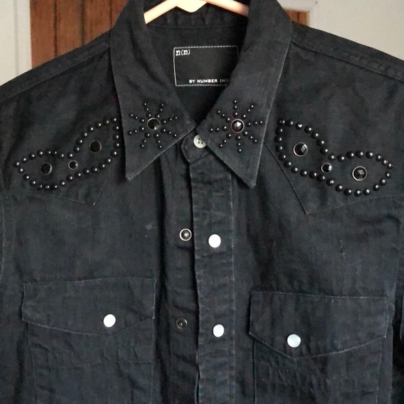 Number Nine 2003 “Touch Me I’m Sick” Button Down - Picture 3 of 6